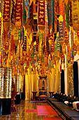 Chiang Mai - The Wat Chedi Luang, inside the viharn, or worship hall. 